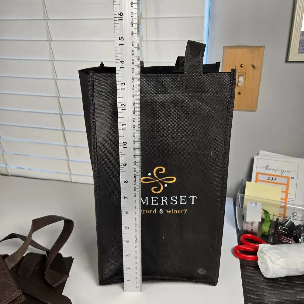 Reusable Wine Gift Bags Lot of 4 Callaway/Somerset/Burlap & Multi‑Bottle Holders